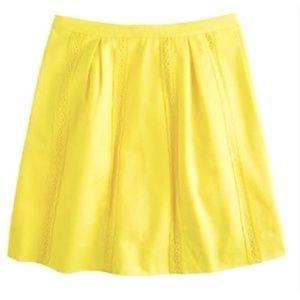 J.Crew A-Line Mini Lace Stripe Skirt